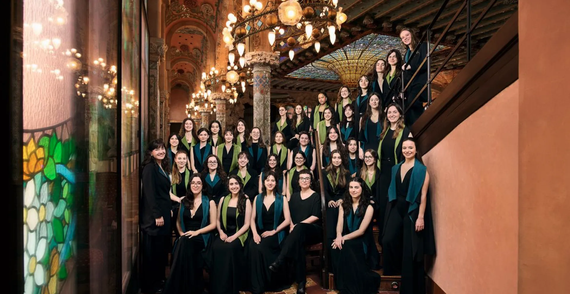 Cor de Noies de l´Orfeó Català Performance at Palau de la Música Catalana